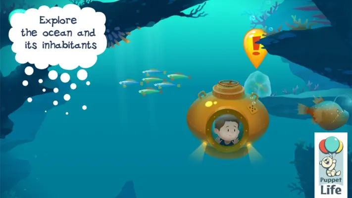 Explorium Ocean for Kids Free android App screenshot 3